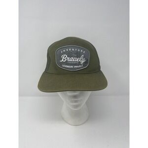 Bravely‎ Landmark Project Trucker Hat Green Patch Mens Adjustable